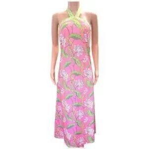 Gretchen Scott Long Halter Dress-Medium
